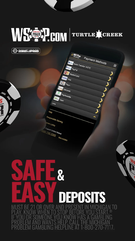 WSOP Real Money Poker MI Apk Free Download  8.32.14 screenshot 1