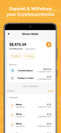 NiceHash Wallet App Download for Android  v4.11.3 screenshot 2