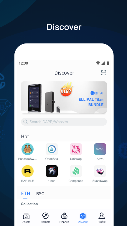ELLIPAL Crypto Bitcoin Wallet app for android download  3.12.1 screenshot 1