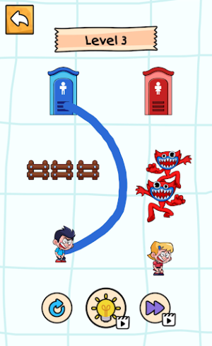 Draw Toilet Rush Path to Pee mod apk downloadͼƬ1