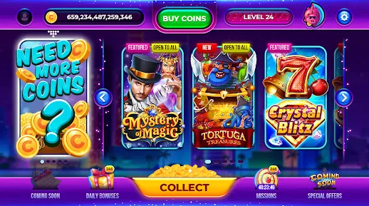 Crazino Slots Vegas Casino Apk Download for Android  1.5.0 screenshot 1