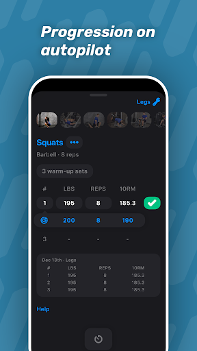 Alpha Progression Gym Tracker mod apk premium unlocked  4.0 screenshot 2