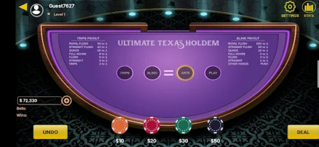 Ultimate Texas Holdem Offline Apk Download for Android  1.1.2 screenshot 3