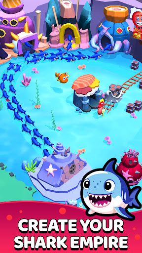 Tiny Shark Idle Shark Game mod apk unlimited money  2.0 screenshot 5