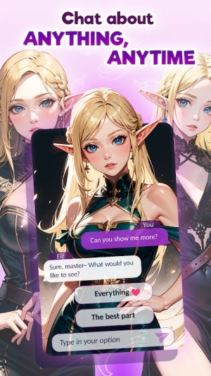 Anime Dating AI Chat mod apk premium unlockedͼƬ1