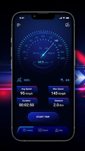 GPS Speedometer Speed Tracker app free download  1.1.0 screenshot 2