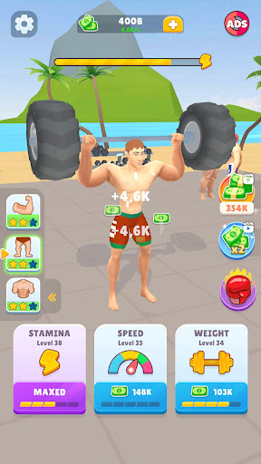 Workout Master Strongest Man Mod Apk Download  v1.1.6 screenshot 4