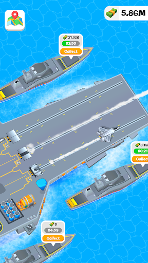 Idle Aircraft Carrier Mod Apk An1 Unlimited Money Latest VersionͼƬ1