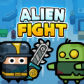 Alien Fight Police vs Zombie