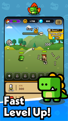 Hero Dino Idle RPG mod apk unlimited money and gems download  1.5.1 screenshot 4