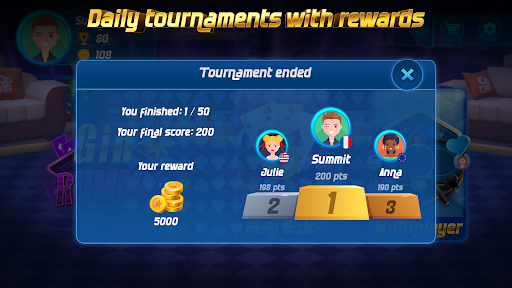 Gin Rummy Online Mod Apk Unlimited Money  2.0.14 screenshot 2