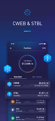 Coinweb Wallet apk Download for AndroidͼƬ1