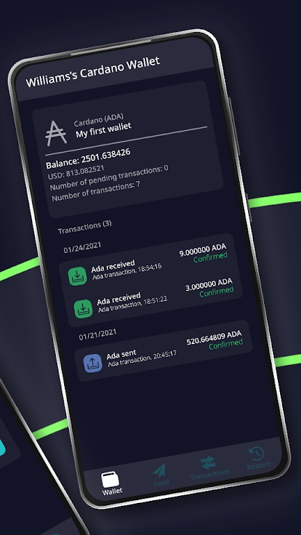 Daedalus Wallet app official latest version  v1.0.0 screenshot 3
