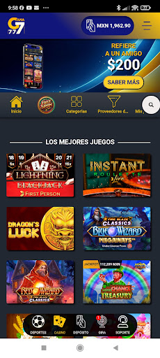 Gana777 Apuestas y Casino Apk Download for Android  1.0 screenshot 1