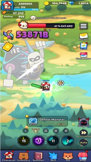 Mushroom Hero AFK RPG mod apk downloadͼƬ1