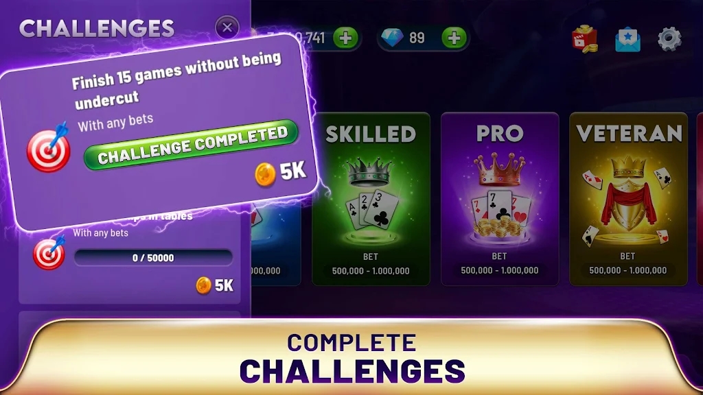 Gin Rummy Elite Joker Gin mod apk download  1.0.196 screenshot 4