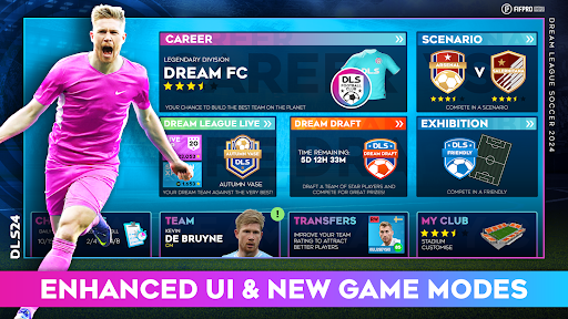 Dream League Soccer 2024 Mod Apk 11.100 Unlimited Coins and Diamonds  11.100 screenshot 3