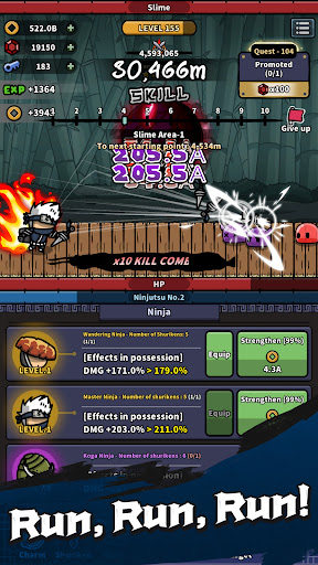 IDLE Fiery Ninja mod apk unlimited money and gemsͼƬ1