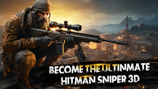 Sniper 3D Gun Shooting Games mod apk unlimited money and diamonds  1.0.4 screenshot 2