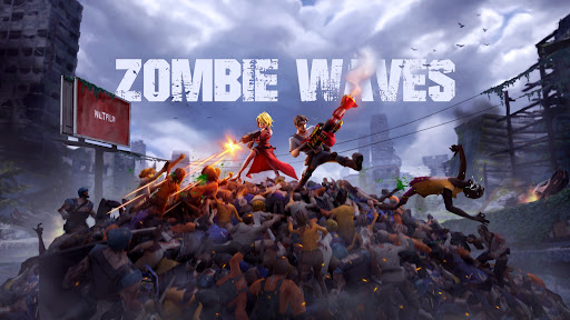 Zombie Waves Mod Apk Unlimited Money and Gems Offline  3.4.4 screenshot 1