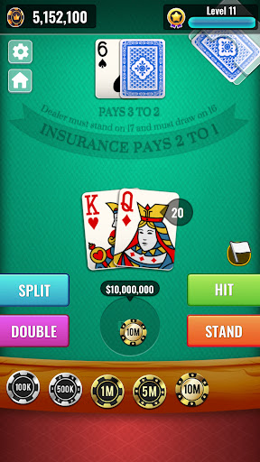 Blackjack 21 Classic Casino Apk Download for Android  1.1 screenshot 3