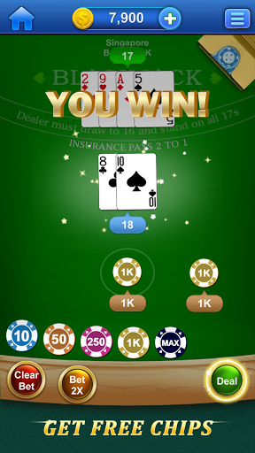 BlackJack 21 Offline Casino Mod Apk Download  1.0.9 screenshot 2