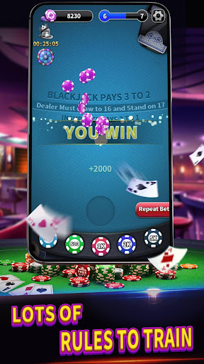 BlackJack 21 lite offline game Mod Apk Download  1.2.2 screenshot 1