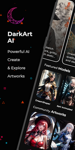 DarkArt AI Art Generator Mod Apk DownloadͼƬ1