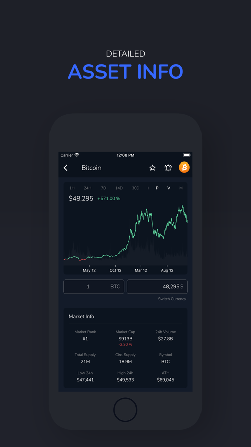 Vision Bitcoin Crypto Wallet app download for android  v2.4.56 screenshot 3