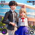 High School Love Anime Games Mod Apk Unlimited Money  1.4