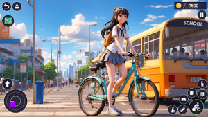 High School Love Anime Games Mod Apk Unlimited MoneyͼƬ1