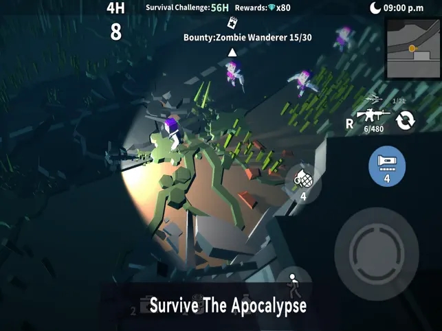 Survivors Of The Zombie World Mod Apk Unlimited Money  v1.0.1 screenshot 1