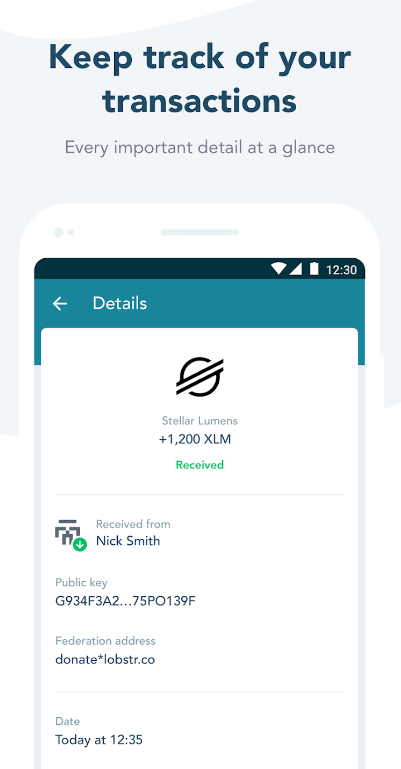 LOBSTR Wallet app Latest Version  2.3.7 screenshot 1