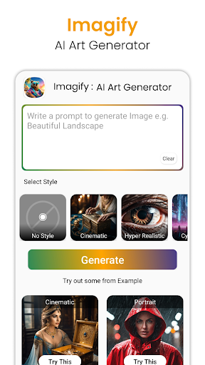 Imagify AI Art Generator Mod Apk Premium Unlocked  1.19 screenshot 2