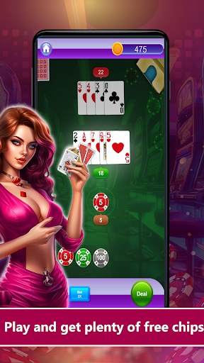 Blackjack House of Cards Apk Download Latest Version  1.1 screenshot 1