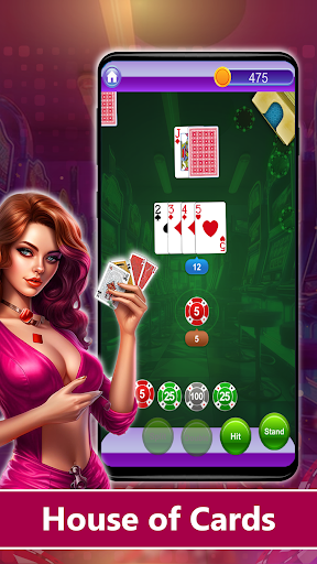 Blackjack House of Cards Apk Download Latest Version  1.1 screenshot 3
