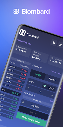 Blombard Crypto Loans App Download for Android  1.1.2 screenshot 3