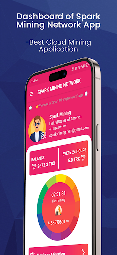 Spark Mining TRX Cloud Miner App Free Download  1.1.2 screenshot 4