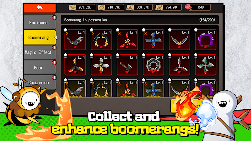 Boomerang RPG mod apk unlimited money and gems  1.0.2 screenshot 5