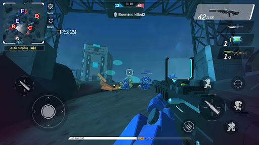 Robot War Warfare PVP Game Mod Apk Unlimited Money  4.0 screenshot 4
