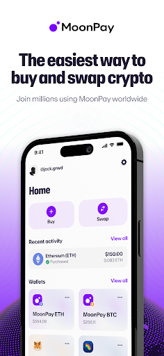 MoonPay Buy Bitcoin Ethereum app download for android  1.14.21 screenshot 3