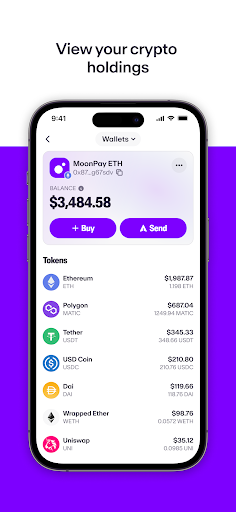 MoonPay Buy Bitcoin Ethereum app download for android  1.14.21 screenshot 4