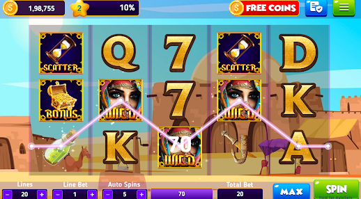 Desert Wild Vegas Casino Slot Apk Download for Android  1.1 screenshot 1