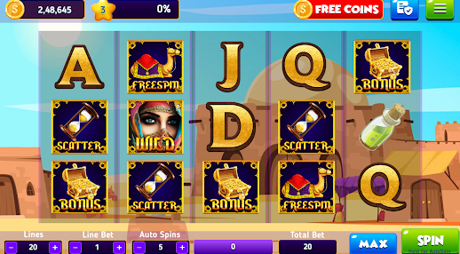 Desert Wild Vegas Casino Slot Apk Download for Android  1.1 screenshot 2