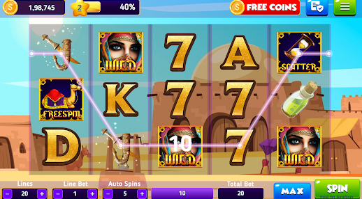 Desert Wild Vegas Casino Slot Apk Download for Android  1.1 screenshot 4