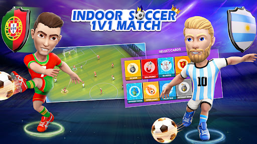 Indoor Futsal Mobile Soccer mod apk unlimited money  2.6 screenshot 1