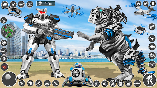 Multi Robot Car Transform Game mod apk unlocked everything  1.0.13 screenshot 4