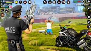 Police Moto Bike Chase Crime mod apk downloadͼƬ1