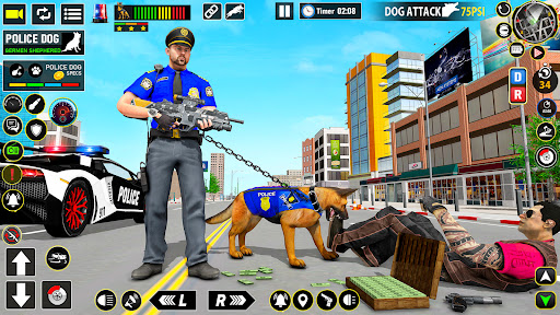 Police Dog Subway Crime Shoot mod apk download  1.0.19 screenshot 1