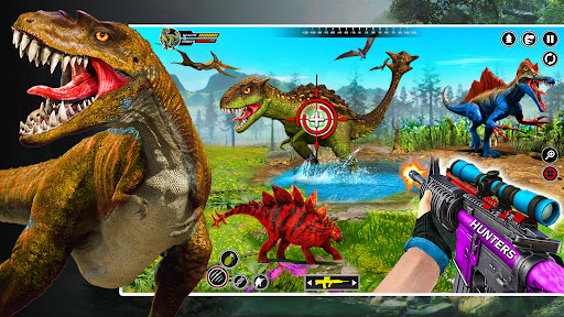 Wild Dino Hunting Hunter Game mod apk unlocked everything  1.0.25 screenshot 3